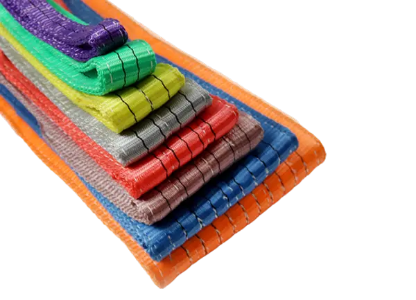 Flache Schlinge aus Polyester mit zwei Endschnallen